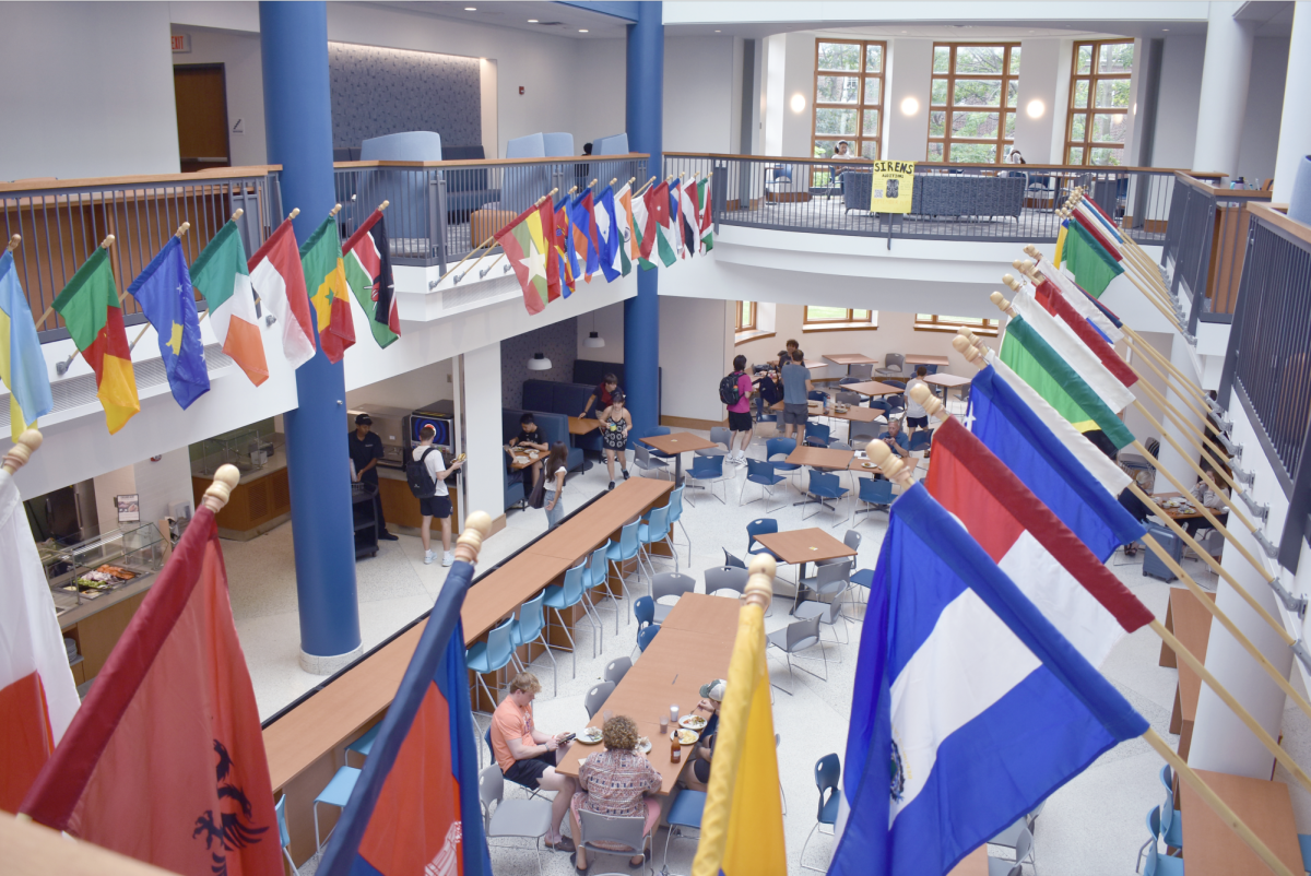 The newly-renovated campus center.